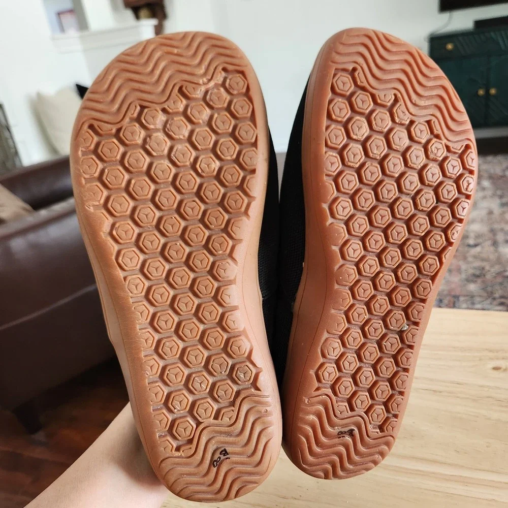 HOBIBEAR Barefoot‎ Minimalist Shoes Women's 10 US 44 EU Black/Brown NO LACES